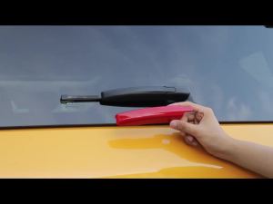 OnlyF U JeCar ABS Car Rear Windshield Rain Wiper Cover Decoration Trim Stickers For Ford Bronco Sport 2021 up Exterior Accessories B3K9H