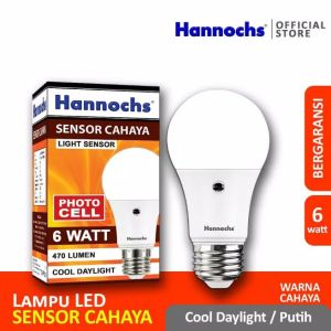 Lampu Led Hannochs Sensor Cahaya 9 Watt - HANNOCHS