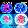 WERACE Lampu BILED Projie Matrix WR 2 LED 4,5 Inch Motor Mobil. 