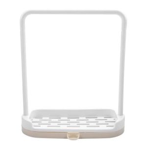 Multifunction Kitchen Organizer Rack Drain Towel Holder Vertical Soap Storage Racks Cleaning Cloth Hanger Kitchen