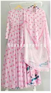 Gamis Syari ISTIMEWA Set Syari by El Deena  - Gamis Busui Terbaru REALPIC 100%