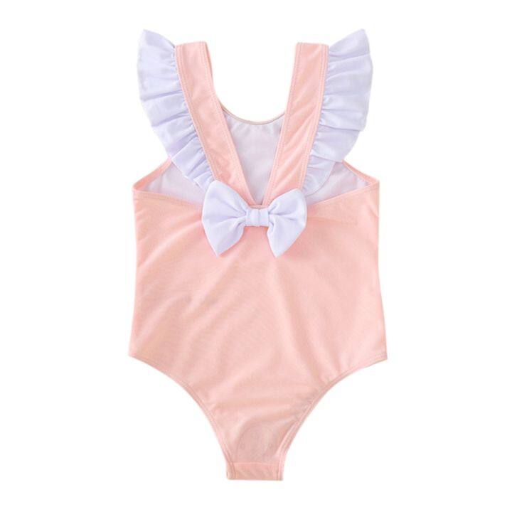 （AAG） Swimsuit Kids Girl Swimwear Beach Toddler One-piece Baby Swimsuit ...