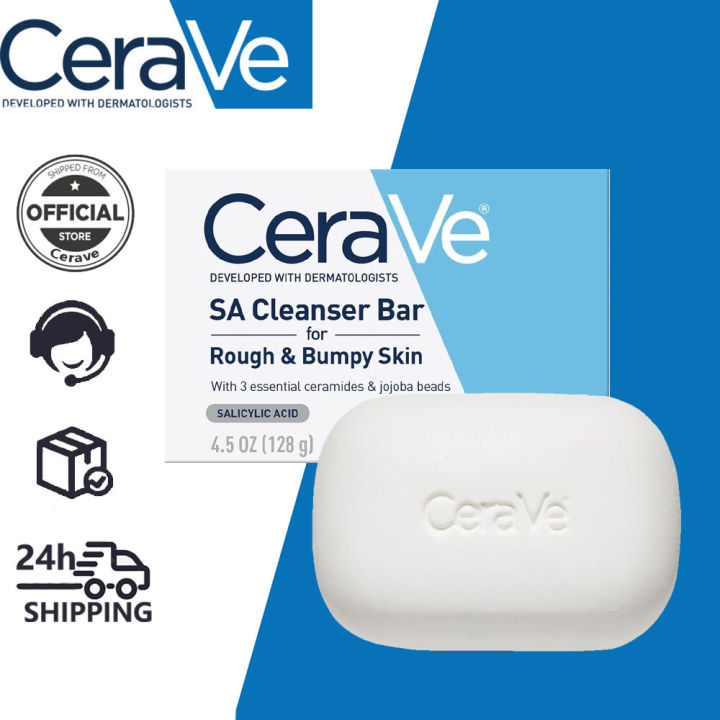 CeraVe SA Cleanser Bar for Rough & Bumpy Skin Lazada PH