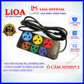 Ổ cắm Lioa Ổ cắm kéo dài thông dụng có rơ le nhiệt tự ngắt khi quá tải chập cháy. 