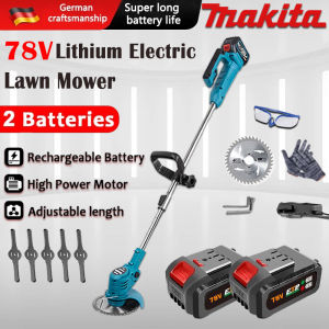 Makita 78V Grass Cutter  Cordless Electric Lawn Mower Trimmer Rechargeable Portable Garden Pruning