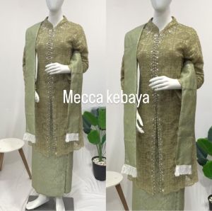 Bisa Cod set kebaya brukat payet hana/kebaya modern/kebaya ibu besan/kebaya kondangan