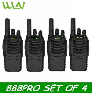 WLN 888pro UHF 400-470MHz Two-Way Walkie Talkie Radio 5W - SET OF 4