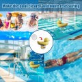 OUHOE Swimming Pool Chlorine Tablets Improve Water Quality Clarify and Deodorize Multi-functional Instant Cleaning Swimming Pools Multifunctional Effervescent Cleaning Tablet for Swimming Pools 100g Chlorination Tablet for Small Swimming Pool Cleaning. 