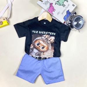 Setelan Baju Anak-Anak LABUBU 1-4 Tahun / Baju Anak Berkualitas