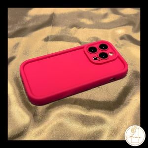 Korean Luxury Liquid Silicon Simple Solid Color Case Compatible for IPhone 11 13 14 15 12 Pro Max 7 8 6 6s Plus XR X XS MAX SE 2020 Solid Color Angel Eyes Shockproof Soft Case