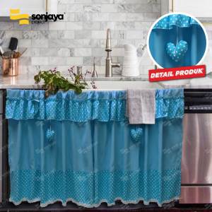 Gorden Kolong Dapur Polka Love