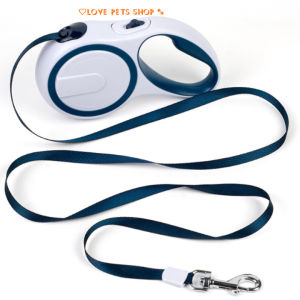 Dây dắt Chó Mèo tự động thu vào loại cao cấp hộp giấy màu cam và trắng (mẫu mới) - Love Pets Shop