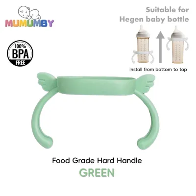 MUMUMBY Silicone Wing Handle Holder suitable for Avent/ Hegen/ Wide Neck Baby Bottle up to 6cm