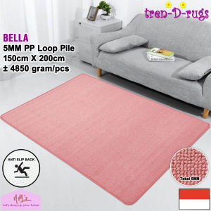 Tren-D-rugs Karpet Polos Lantai Ruang Tamu Ruang Tidur Permadani Bulu Minimalis Anti slip 150 cm x 200 cm - NMs