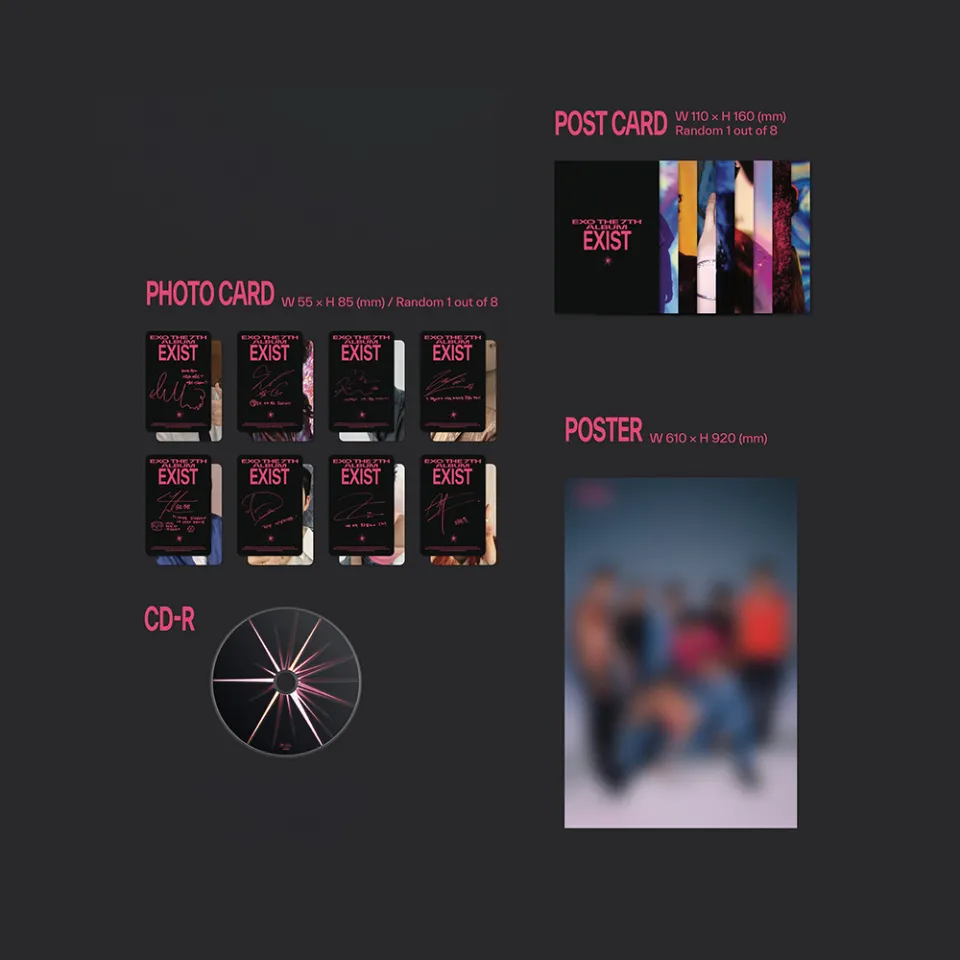 KPOPMERCH EXCLUSIVE ] EXO - 7th Album [ EXIST ] PhotoBook
