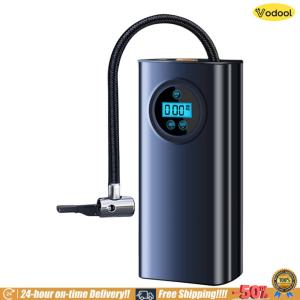 [24 hours delivery] Electric Air Compressor Rechargeable High Precision Car Tyre Inflator 1500mAh Tire Inflator for Car Motorcycle Bike Ball