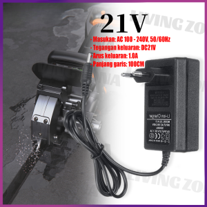 Charger Bor Batrai 21V-98V 1.3A Universal Untuk Semua Bor Cordless