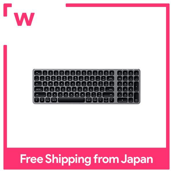 Satechi Compact Backlit Wireless Keyboard Bluetooth 5.0 MultiPairing US Array (iMac, MacBook