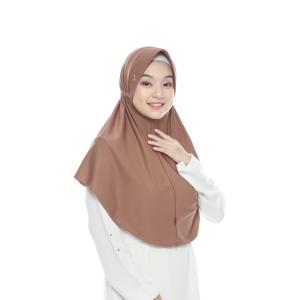 Bergo Hijab Jersey Premium Serut Polos Menutup Dada Terbaru 2024 Viral Termurah Kerudung Instan COD