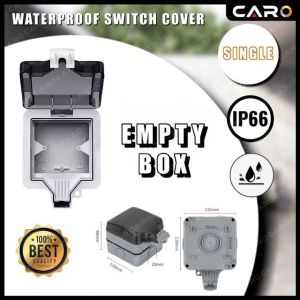 <SIRIM>SWITCH COVER WATERPROOF IP66 OUTDOOR CASING WATERPROOF SWITCH COVER WALL SWITCH PLUG PROTECTOR SOCKET PLUG COVER