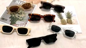 (GSR) KACAMATA HITAM GAYA PERSEGI KOREAN STYLE FASHION WANITA OOTD IMPOR