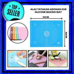 Alas adonan Kue Tepung Rolling dengan Silikon Anti-Lengket Baking Mat Untuk Fondant Kue Pastry Silicone tatakan