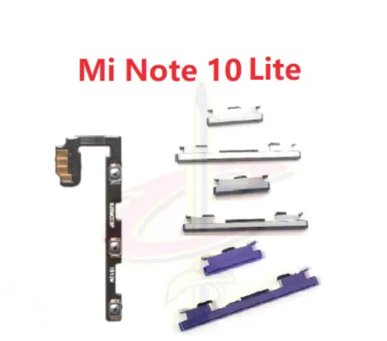 Power Button Flex for Xiaomi Mi Note 10 lite switch on off Volume