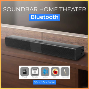 COD KIRIM CEPAT DOOLNNG Soundbar Bluetooth Active Speaker Home Theater Subwoofer 20W BS 28B/ Soundbar super bass suara jernih tv subwoofer jbl simbadda polytron karaoke mini murah / speaker tv led 32 inch 43 in tabung sharp 18 ohm