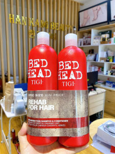 Bộ Dầu Gội Xả Phục hồi hư tổn siêu mượt Tigi Đỏ Resurrection 750ml- Mẫu mới