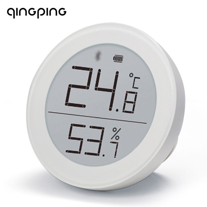 Qingping CO2-Melder Mit Thermometer & Hygrometer – WiFi-Fernüberwachung, Alarm, Wiederaufladbar
