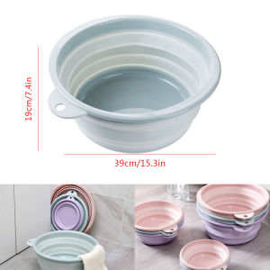 Homenhome Chậu Rửa Gấp Gọn Chậu Rửa Bằng Nhựa Bồn Rửa Du Lịch