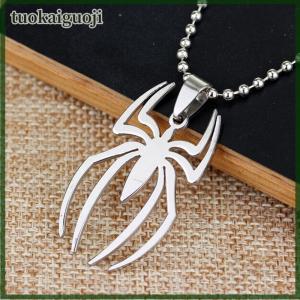 tuokaiguoji สร้อยคอพร้อมจี้แฟชั่นทำจากสแตนเลสสตีลลายซูเปอร์ฮีโร่จากมาร์เวล