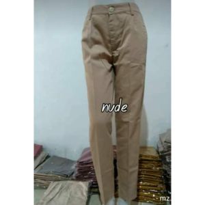 Celana Kerja Wanita kantor Baggy Pants Panjang Bahan Slim Fit