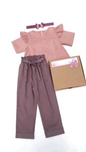 baju anak perempuan 1- 14 tahun baju anak perempuan setelan baju  blus dan celana panjang