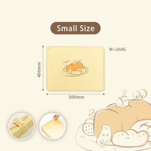 วิสัยทัศน์แผ่นซิลิโคนแผ่นรองอบสำหรับอบไม่ติดพิมพ์หนาพิเศษแผ่นซิลิโคนอบแป้งที่มีขอบเพิ่มความสูงกันลื่นทำความสะอาดง่ายทนอุณหภูมิสูงแผ่นรองอบ