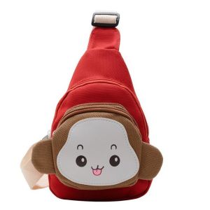 ZEROBAG (261) Tas Anak Perempuan laki-laki / Tas Selempang Anak / Sekolah / Waistbag / Kids / Motif Monkey /  Perempuan / Lucu / Terbaru Import