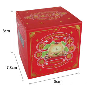 Original Sanrio Lucky Cat Figure Anime Tumblr Kuromi Cinnamoroll Pochacco Hello Kitty Figurines Decoration Ornament Gifts Toy