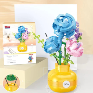 BISA COD Mainan Balok Susun Nano Block Bunga Buket Mainan Edukasi Anak Flower DIY 3DPuzzle N02