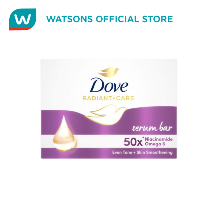 DOVE Radiant + Care Purple Niacinamide + Omega6 Serum Bar Soap 90g