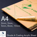 A4 Acrylic Sheet Transparent Clear Plexiglas Perspex Casting Acrylic Panel. 