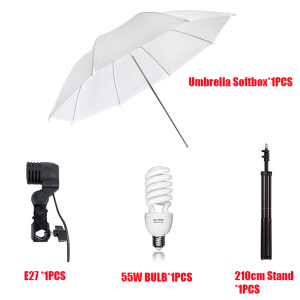 55/135/155/195/235W Umbrella Softbox Light Stand Photography Kit Photo Video Studio Light Stand Continuou Lighting