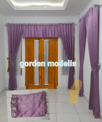 GORDEN GORDENG POLOS BLACKOUT TEBAL JENDELA RAUNG TAMU DAN PINTU KAMAR JENDELA KAMAR
