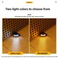 Lampu Solar Tangga Tahan Air LED Step Light Outdoor Waterproof Solar Powered For Garden Fence Deck Lighting. 