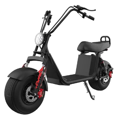 Cool Harley electric car adult scooter scooter wide tire battery car two-seater detachable mount