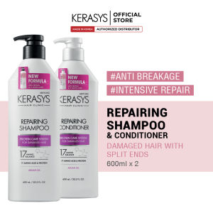 Kerasys Damage Care Repairing Shampoo & Conditioner (600ml/1 Set)