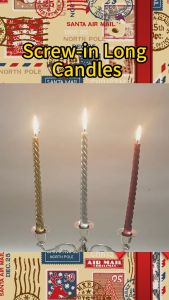 4PCS 20cm Colored Twisted Candle Set Premium Soy Wax Smokeless Dripless 5H Burn Time Home Decor