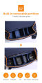 K&F Concept latest fashion single-shoulder camera bag is suitable for outdoor photography, built-in removable partition, waterproof fabric, one camera and two lenses. 