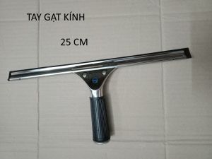 Tay gạt kínhcào nước inox 304 cao cấp cán bọc silicon lưỡi cao su siêu bềnlắp đươc dụng cụ có sẵn để thao tác trên cao