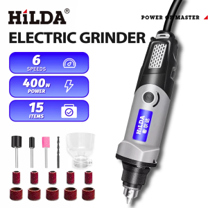 PUSAT Bor Ukir kayu keramik batu mini Listrik Electric Drill Polishing Grinder 400W - MD400