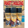 PAKET 3 KALENG pilok pilox diton premium cat semprot PREMIUM MAROON 9254 merah marun maron merah hati merah tau 400cc. 
